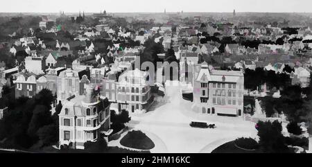 Art inspiré par Weteringschans et Spiegelgracht, vu du Rijksmuseum, Amsterdam, Eglise de Posthoorn, Eglise de Krijtberg, Paleis, Oudekerk, Spiegelgracht, église Saint-Nicolaas, Zuiderkerk, Weteringschans, Gerrit Hendricus Heinen, H. Kleinmann & Co, Amsterdam, c. 1889 - In Or, oeuvres classiques modernisées par Artotop avec une touche de modernité. Formes, couleur et valeur, impact visuel accrocheur sur l'art émotions par la liberté d'œuvres d'art d'une manière contemporaine. Un message intemporel qui cherche une nouvelle direction créative. Artistes qui se tournent vers le support numérique et créent le NFT Artotop Banque D'Images