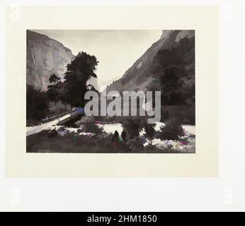 L'art inspiré par la vue sur la vallée de Lauterbrunn, la Vallée de Lauterbrunnen, la vue sur la Suisse et la Savoie, à gauche de la photo, sur l'eau, est un appareil photo. La femme sur le pont pose peut-être., William England, éditeur: A. Marion son & Co., Lauterbrunnental, éditeur, oeuvres classiques modernisées par Artotop avec une touche de modernité. Formes, couleur et valeur, impact visuel accrocheur sur l'art émotions par la liberté d'œuvres d'art d'une manière contemporaine. Un message intemporel qui cherche une nouvelle direction créative. Artistes qui se tournent vers le support numérique et créent le NFT Artotop Banque D'Images