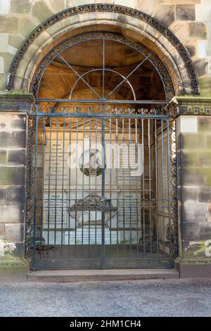 Memorial à Greyfriars Kirkyard, Édimbourg, Écosse, Royaume-Uni Banque D'Images