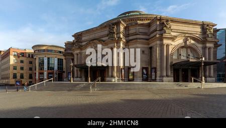 Le théâtre Usher Hall pour regarder des spectacles et des pièces à Edimbourg, en Écosse, au Royaume-Uni Banque D'Images