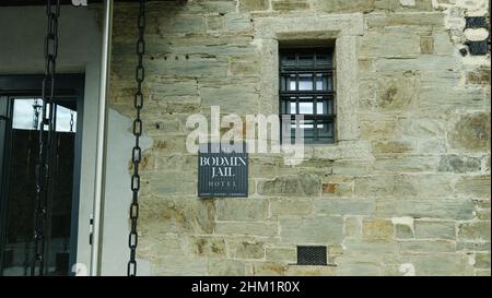 Entrée de l'hôtel Bodmin Jail Banque D'Images