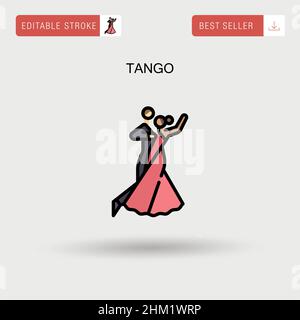 Icône de vecteur simple Tango. Illustration de Vecteur