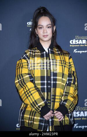 Lucie Zhang participe au déjeuner Cesar 2022 Nomines au restaurant du Fouquet à Paris, France, le 06 février 2022.Photo d'Aurore Marechal/ABACAPRESS.COM Banque D'Images