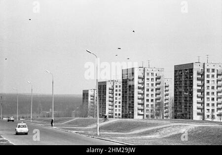 Centre de recherche 'Centre scientifique Pouchinsky pour la recherche biologique“ Académie russe des sciences, Pouchino, région de Moscou, URSS, Russie,24 avril 1976 Banque D'Images