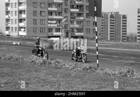 Centre de recherche 'Centre scientifique Pouchinsky pour la recherche biologique“ Académie russe des sciences, Pouchino, région de Moscou, URSS, Russie,24 avril 1976 Banque D'Images