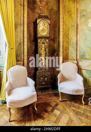 Le Palais Royal, intérieur, Stockholm, Comté de Stockholm, Suède Banque D'Images