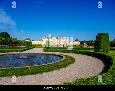 Drottningholm Palace Garden, Stockholm, Comté de Stockholm, Suède Banque D'Images