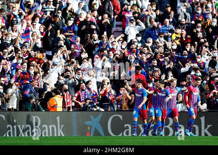Barcelone, Espagne.Crédit : D. 6th févr. 2022.GAVI (Barcelone) football : match espagnol 'la Liga Santander' entre le FC Barcelone 4-2 Atletico de Madrid au stade Camp Nou à Barcelone, Espagne.Credit: D .Nakashima/AFLO/Alamy Live News Banque D'Images