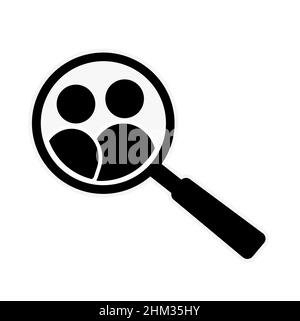 Icône vectorielle abstraite sur le blanc, Illustration isolée pour la conception graphique et web.Symbole plat simple. Illustration de Vecteur