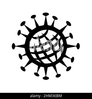 Icône vectorielle abstraite sur le blanc, Illustration isolée pour la conception graphique et web.Symbole plat simple. Illustration de Vecteur