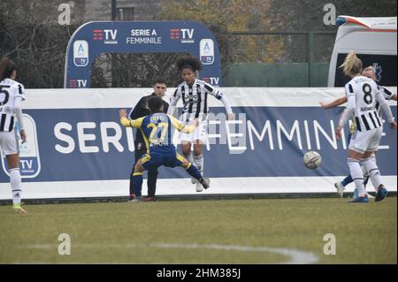 Vérone, Italie.06th févr. 2022.Sara Gamma (Juventus) pendant Hellas Verona femmes vs Juventus FC, football italien Serie A Women Match à Vérone, Italie, febbraio 06 2022 crédit: Agence de photo indépendante/Alamy Live News Banque D'Images