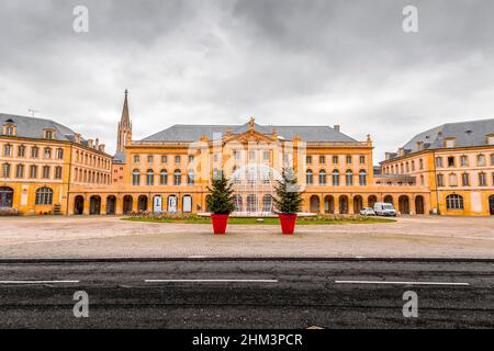 Metz, France - 23 janvier 2022 : Opéra et théâtre de Metz Métropole sur la place de la Comédie, Metz, France. Banque D'Images