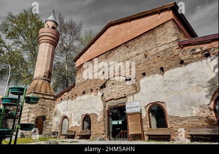 Angle bas de sainte-sophie iznik, Bursa, vue latérale de sainte-sophie à nicée. 27.04.2021. Bursa. Turquie Banque D'Images