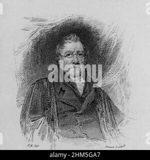 John Playfair (1748-1819) mathématicien et géologue Banque D'Images