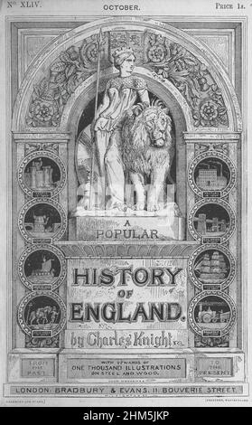 - image tirée de "l'histoire populaire de l'Angleterre: Une histoire illustrée de la société et du gouvernement de la première période à notre OwnTimesBy Charles KNIGHT - Londres.Bradbury et Evans.1856-1862 Banque D'Images