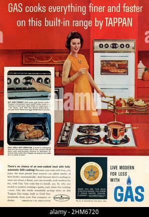 Publicité vintage septembre 1962 dans le magazine « Good Housekeeping », États-Unis Banque D'Images