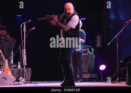 Gran Teatro Geox, Padoue, Italie, 06 février 2022, Ian Anderson pendant 2022 JETHRO TULL tour les années Prog - concert de musique Banque D'Images