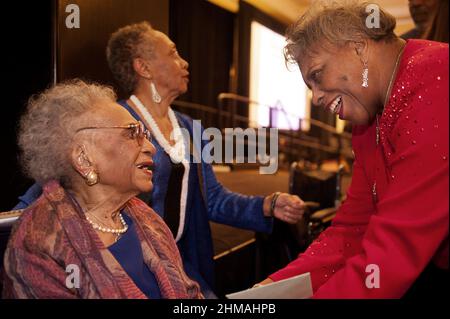 L'avocat des droits civils Frankie Muse Freeman fête son anniversaire de naissance en 100th Banque D'Images