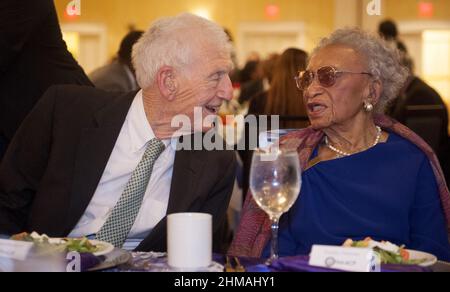 L'avocat des droits civils Frankie Muse Freeman fête son anniversaire de naissance en 100th Banque D'Images