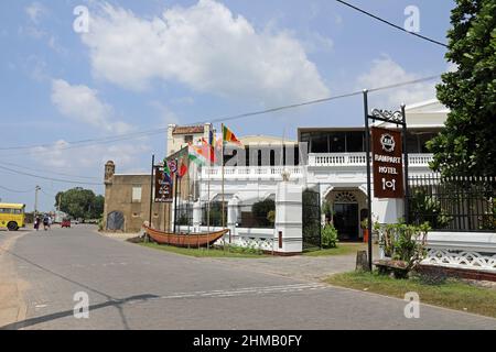 Rampart Street à Galle fort au Sri Lanka Banque D'Images