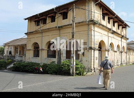 Tourisme à Galle fort au Sri Lanka Banque D'Images