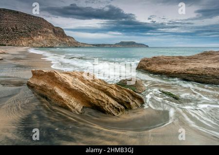 Cala del Plomo, Cabo de Gata, Almeria, Andalousie, Espagne Banque D'Images