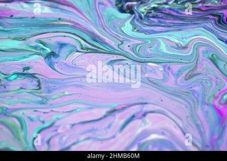 Peinture d'art fluide.Texture abstraite décorative en marbre. Banque D'Images
