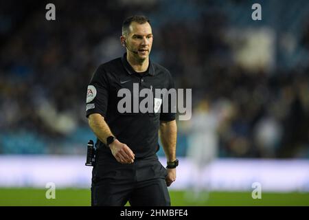 Arbitre Tim Robinson en action pendant le match Banque D'Images