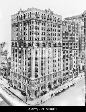 Betz Building, South Broad Street, Philadelphie, Pennsylvanie, États-Unis, Detroit Publishing Company, 1900 Banque D'Images