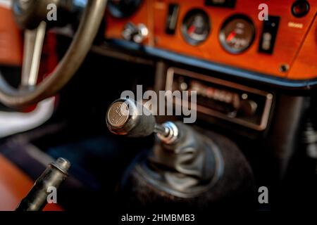 Voiture de sport britannique vintage Banque D'Images