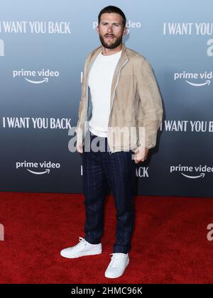 Los Angeles, États-Unis. 08th févr. 2022. LOS ANGELES, CALIFORNIE, États-Unis - FÉVRIER 08 : l'acteur américain Scott Eastwood arrive à la première à Los Angeles de l'Amazon Prime 'I Want You Back' qui s'est tenue au RANG DTLA le 8 février 2022 à Los Angeles, Californie, États-Unis. (Photo de Xavier Collin/image Press Agency) Credit: Image Press Agency/Alay Live News Banque D'Images