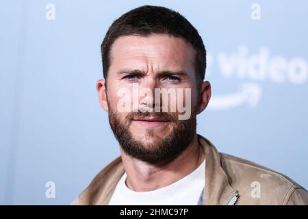 Los Angeles, États-Unis. 08th févr. 2022. LOS ANGELES, CALIFORNIE, États-Unis - FÉVRIER 08 : l'acteur américain Scott Eastwood arrive à la première à Los Angeles de l'Amazon Prime 'I Want You Back' qui s'est tenue au RANG DTLA le 8 février 2022 à Los Angeles, Californie, États-Unis. (Photo de Xavier Collin/image Press Agency) Credit: Image Press Agency/Alay Live News Banque D'Images