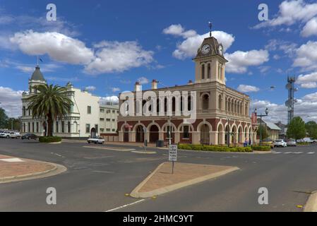 Bâtiment historique de la poste à Forbes, Nouvelle-Galles du Sud, Australie Banque D'Images