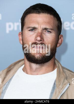 Los Angeles, États-Unis. 08th févr. 2022. LOS ANGELES, CALIFORNIE, États-Unis - FÉVRIER 08 : l'acteur américain Scott Eastwood arrive à la première à Los Angeles de l'Amazon Prime 'I Want You Back' qui s'est tenue au RANG DTLA le 8 février 2022 à Los Angeles, Californie, États-Unis. (Photo de Xavier Collin/image Press Agency/Sipa USA) crédit: SIPA USA/Alay Live News Banque D'Images