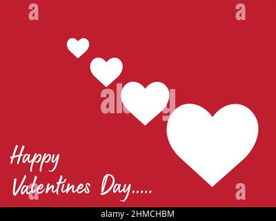 bonne saint valentin 2022 Illustration de Vecteur