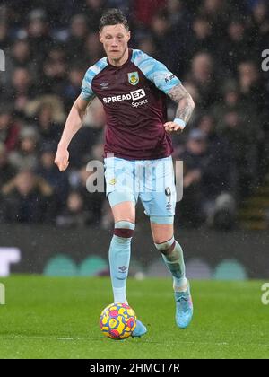 Burnley, Angleterre, le 8th février 2022. Wout Weghorst de Burnley pendant le match de la Premier League à Turf Moor, Burnley. Le crédit photo devrait se lire: Andrew Yates / Sportimage Banque D'Images