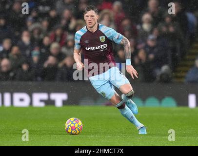 Burnley, Angleterre, le 8th février 2022. Wout Weghorst de Burnley pendant le match de la Premier League à Turf Moor, Burnley. Le crédit photo devrait se lire: Andrew Yates / Sportimage Banque D'Images