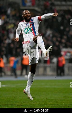 Paris FC - Olympique Lyonnais coupe de France, Round de 32 but de Moussa Dembele au cours de la ronde 32 de la coupe française, au Stade Charlety, soit Banque D'Images