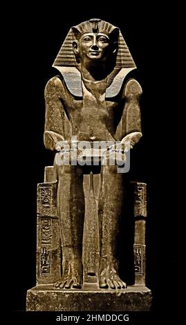 Tuthmosis II - Thutmose II, granodorite, Nouveau Royaume, 18th dynastie, (1479-1425 av. J.-C.), Karnak, Temple d'Amun (Museo Egizio di Torino Italie) Banque D'Images