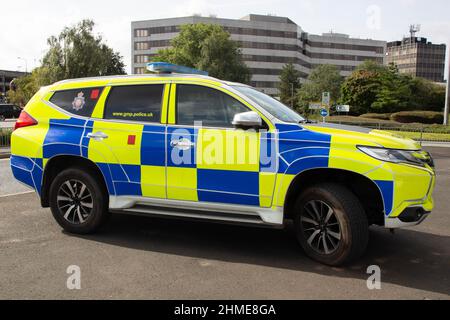 Véhicule de police britannique 4x4 Banque D'Images