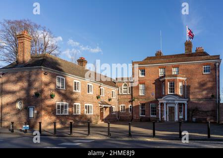 EAST GRINSTEAD, WEST SUSSEX, Royaume-Uni - JANVIER 31 : vue d'East court à East Grinstead, West Sussex, Royaume-Uni le 31 janvier 2022 Banque D'Images