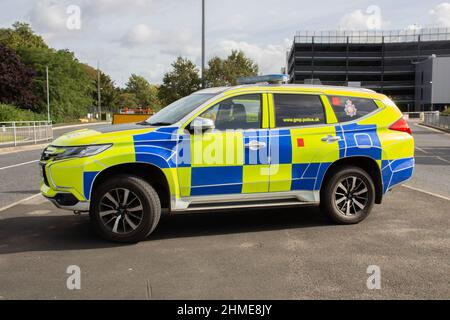 Véhicule de police britannique 4x4 Banque D'Images