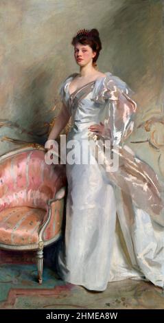 Mme George Swinton (Elizabeth Ebsworth) par John Singer Sargent (1856-1925), huile sur toile, 1897 Banque D'Images