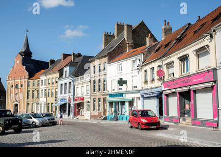 Ardres - place d'armes Banque D'Images