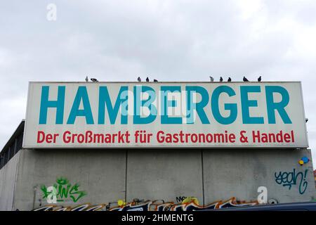 Hamberger à Berlin, Allemagne Banque D'Images