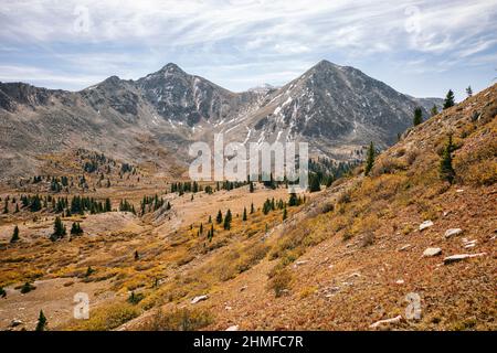 Pic d'anniversaire dans la Collegiate Wilderness, Colorado Banque D'Images