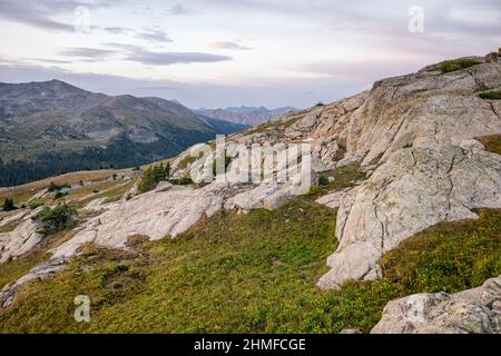 Paysage dans la région sauvage de Hunter-Fryingpan Banque D'Images