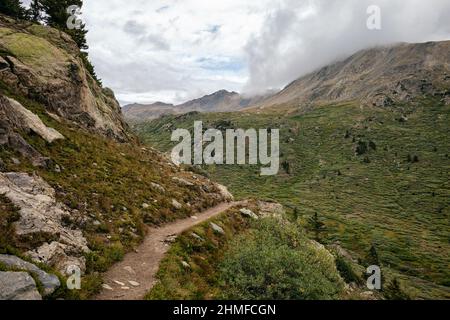 Sentier de randonnée dans la région sauvage de Hunter-Fryingpan Banque D'Images