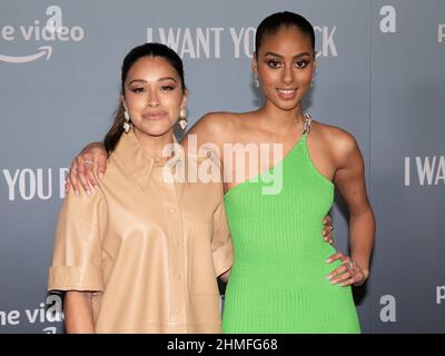 8 février 2022, Los Angeles, Californie, États-Unis : 08 février 2022 - Los Angeles, Californie - Gina Rodriguez et Clark Backo. Amazon Prime - première de Los Angeles ''Je veux que vous soyez de retour''. Crédit photo: Billy Bennight/AdMedia (image crédit: © Billy Bennight/ZUMA Press Wire) Banque D'Images