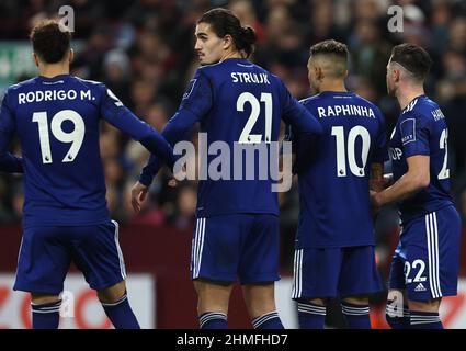 Birmingham, Angleterre, le 9th février 2022. Pascal Struijk de Leeds s'est Uni lors du match de la Premier League à Villa Park, Birmingham. Crédit photo à lire: Darren Staples / Sportimage crédit: Sportimage / Alay Live News Banque D'Images